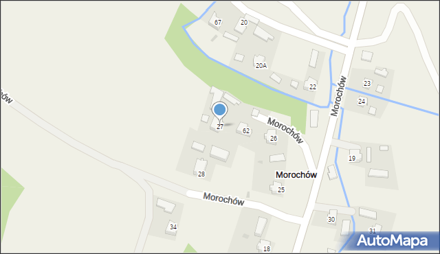 Morochów, Morochów, 27, mapa Morochów