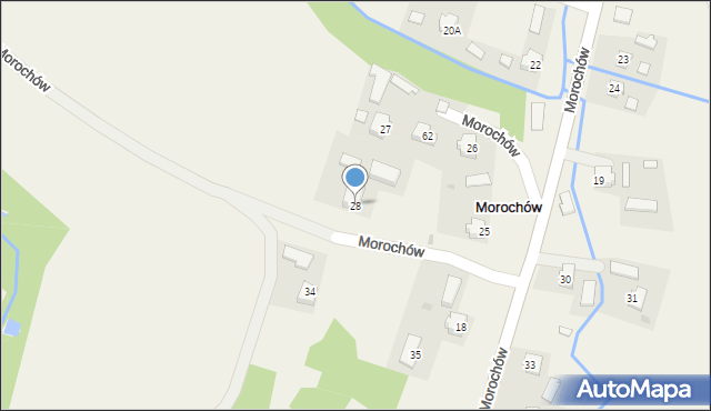 Morochów, Morochów, 28, mapa Morochów