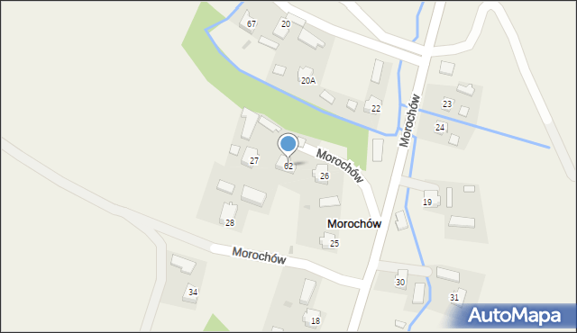 Morochów, Morochów, 62, mapa Morochów