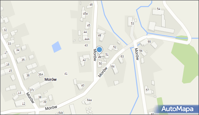 Morów, Morów, 49, mapa Morów