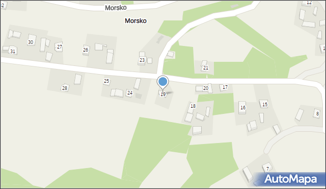 Morsko, Morsko, 19, mapa Morsko