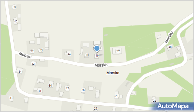 Morsko, Morsko, 46, mapa Morsko