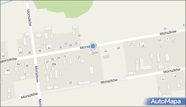 Morszków, Morszków, 23, mapa Morszków