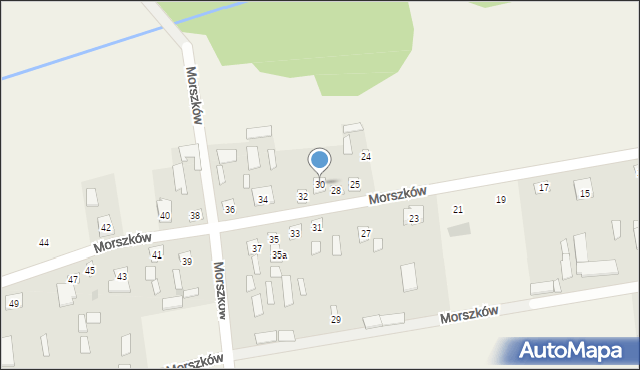 Morszków, Morszków, 30, mapa Morszków