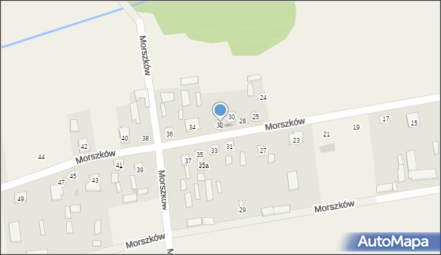 Morszków, Morszków, 32, mapa Morszków