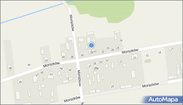 Morszków, Morszków, 34, mapa Morszków