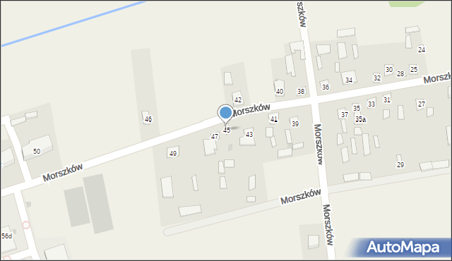 Morszków, Morszków, 45, mapa Morszków