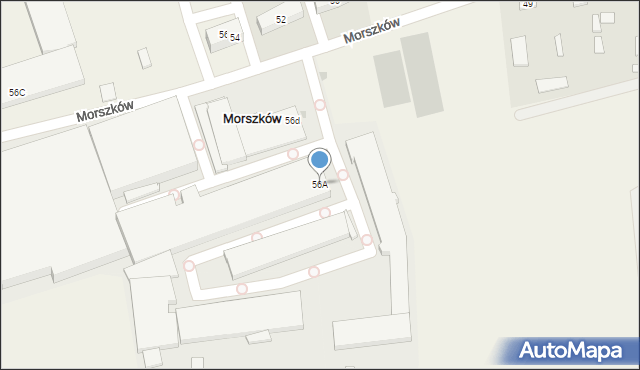 Morszków, Morszków, 56A, mapa Morszków