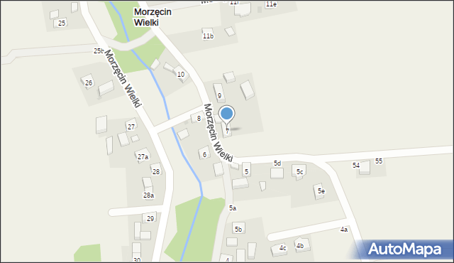 Morzęcin Wielki, Morzęcin Wielki, 7, mapa Morzęcin Wielki