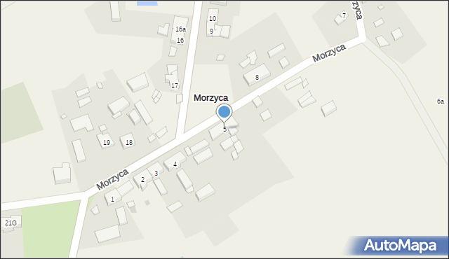 Morzyca, Morzyca, 5, mapa Morzyca