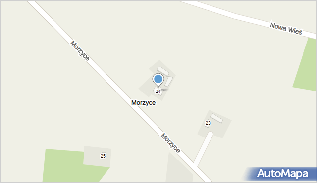 Morzyce, Morzyce, 24, mapa Morzyce