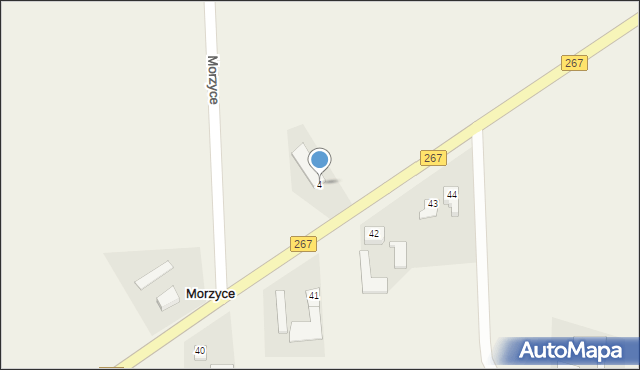 Morzyce, Morzyce, 4, mapa Morzyce