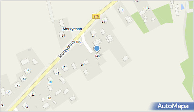 Morzychna, Morzychna, 14A, mapa Morzychna