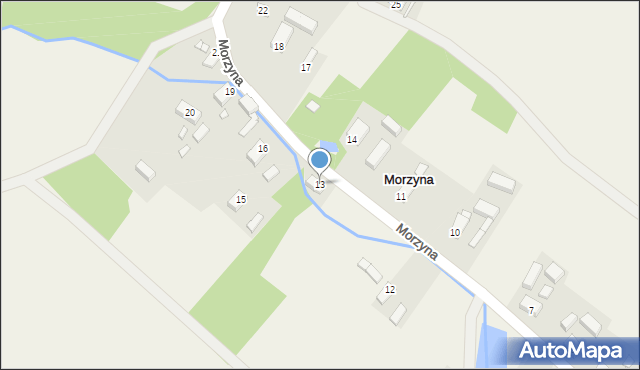 Morzyna, Morzyna, 13, mapa Morzyna