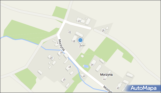 Morzyna, Morzyna, 17, mapa Morzyna