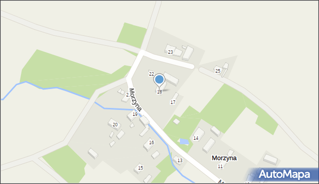 Morzyna, Morzyna, 18, mapa Morzyna