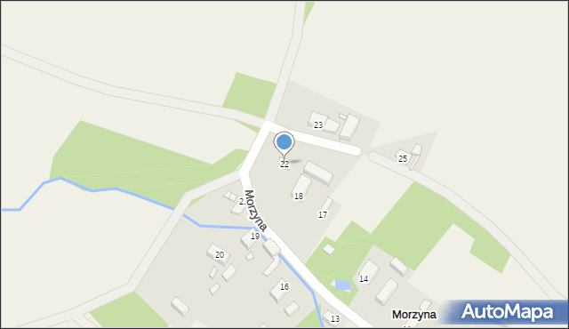 Morzyna, Morzyna, 22, mapa Morzyna