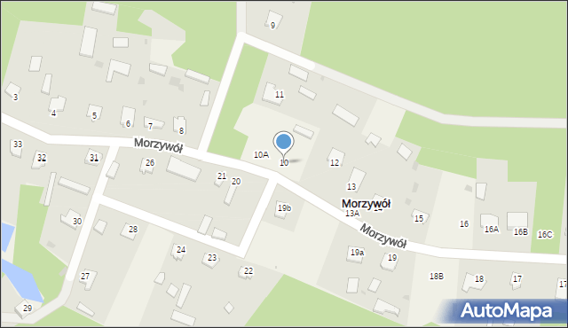 Morzywół, Morzywół, 10, mapa Morzywół