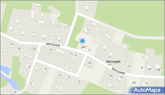 Morzywół, Morzywół, 10A, mapa Morzywół