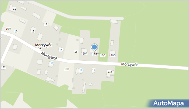 Morzywół, Morzywół, 16B, mapa Morzywół