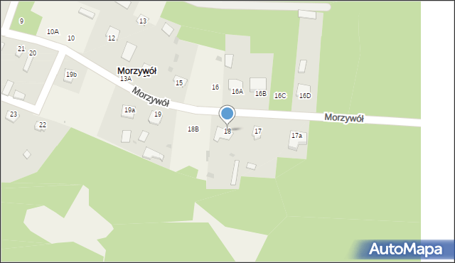 Morzywół, Morzywół, 18, mapa Morzywół