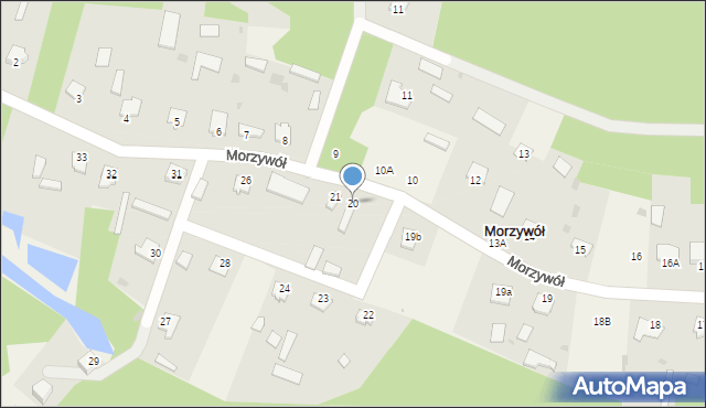 Morzywół, Morzywół, 20, mapa Morzywół