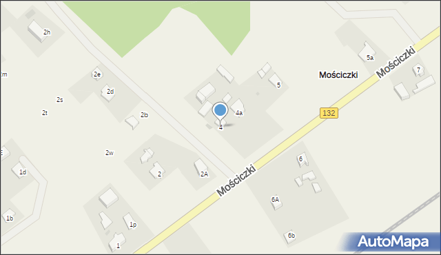 Mościczki, Mościczki, 4, mapa Mościczki