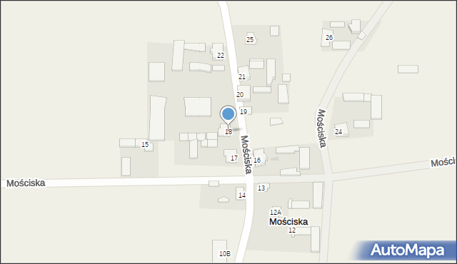 Mościska, Mościska, 18, mapa Mościska