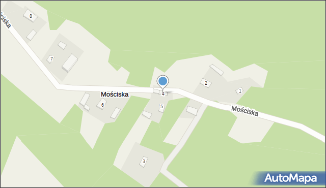 Mościska, Mościska, 4, mapa Mościska