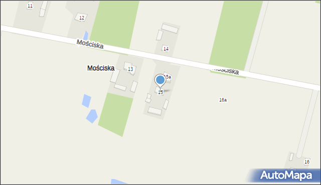 Mościska, Mościska, 15, mapa Mościska