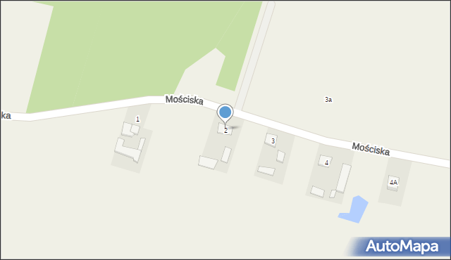 Mościska, Mościska, 2, mapa Mościska