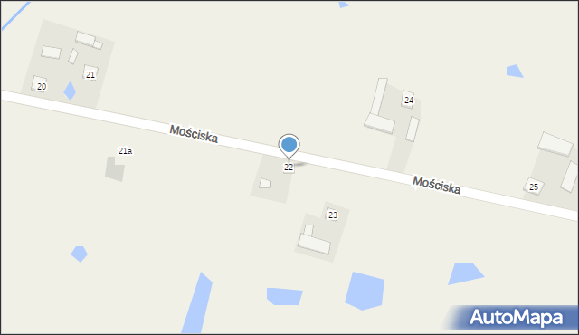 Mościska, Mościska, 22, mapa Mościska