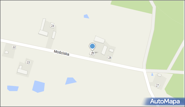 Mościska, Mościska, 25, mapa Mościska