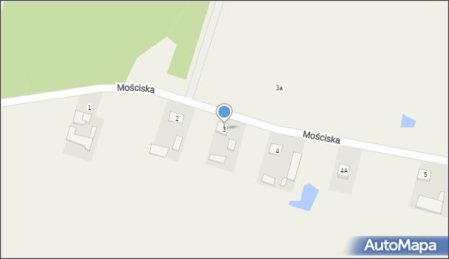 Mościska, Mościska, 3, mapa Mościska