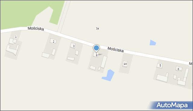 Mościska, Mościska, 4, mapa Mościska