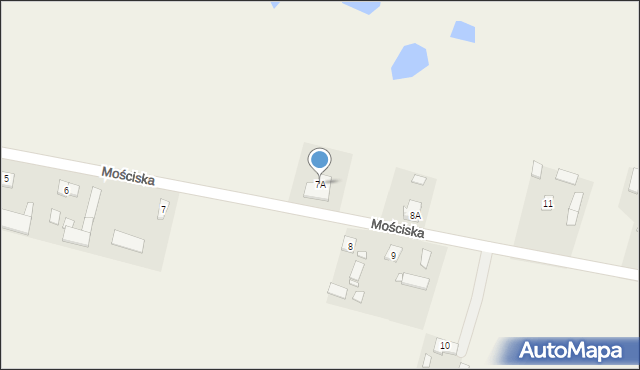 Mościska, Mościska, 7A, mapa Mościska