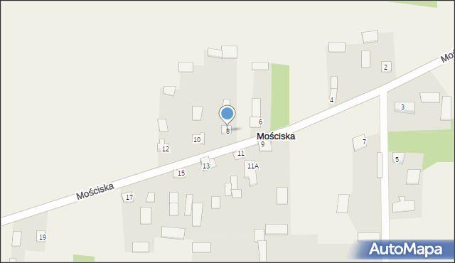 Mościska, Mościska, 8, mapa Mościska