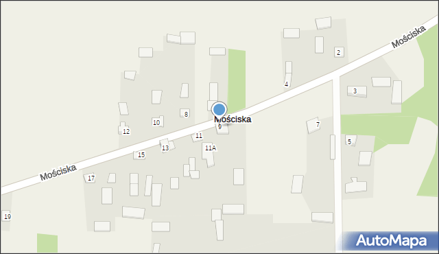 Mościska, Mościska, 9, mapa Mościska