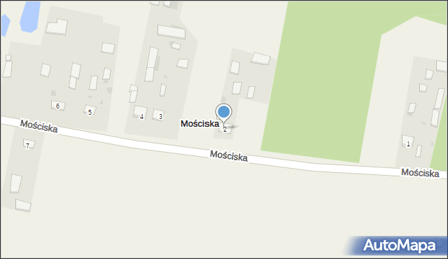 Mościska, Mościska, 2, mapa Mościska