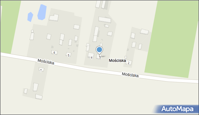 Mościska, Mościska, 3, mapa Mościska