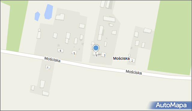 Mościska, Mościska, 4, mapa Mościska