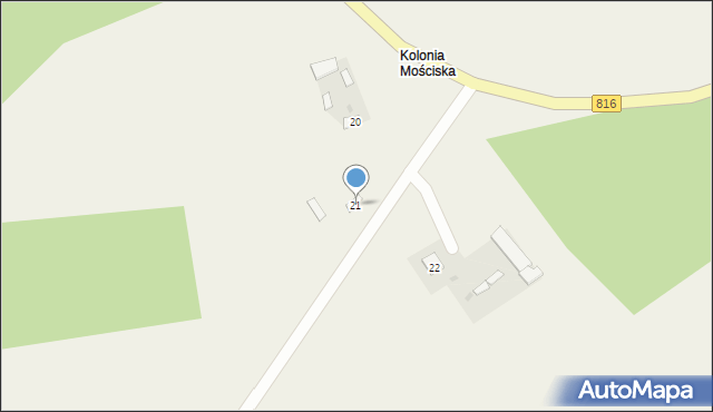 Mościska, Mościska, 21, mapa Mościska