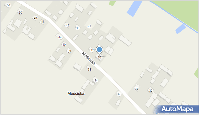 Mościska, Mościska, 36, mapa Mościska