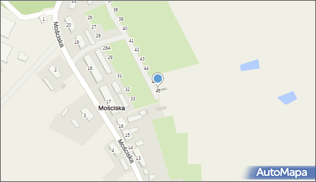 Mościska, Mościska, 46, mapa Mościska