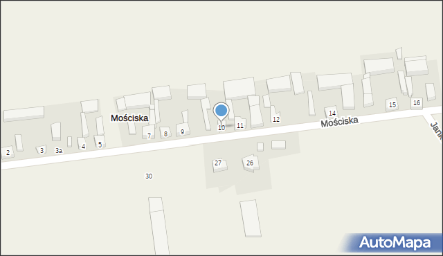 Mościska, Mościska, 10, mapa Mościska