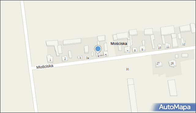 Mościska, Mościska, 4, mapa Mościska