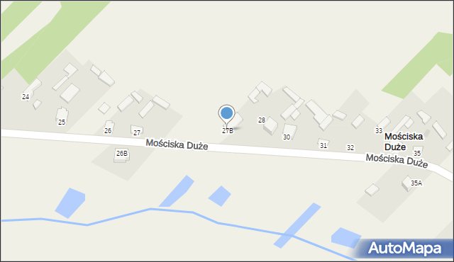 Mościska Duże, Mościska Duże, 27B, mapa Mościska Duże