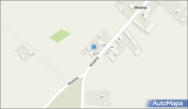 Mosina, Mosina, 22, mapa Mosina