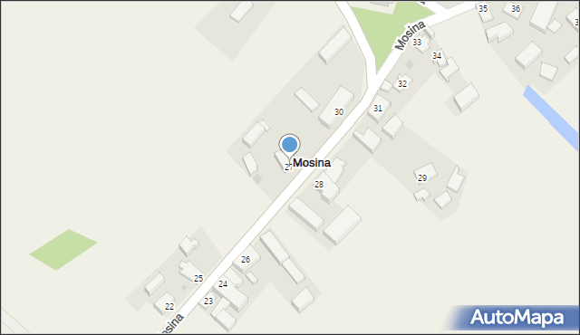 Mosina, Mosina, 27, mapa Mosina