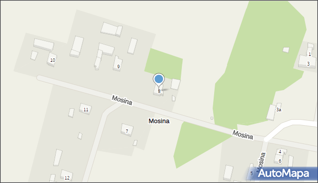 Mosina, Mosina, 8, mapa Mosina